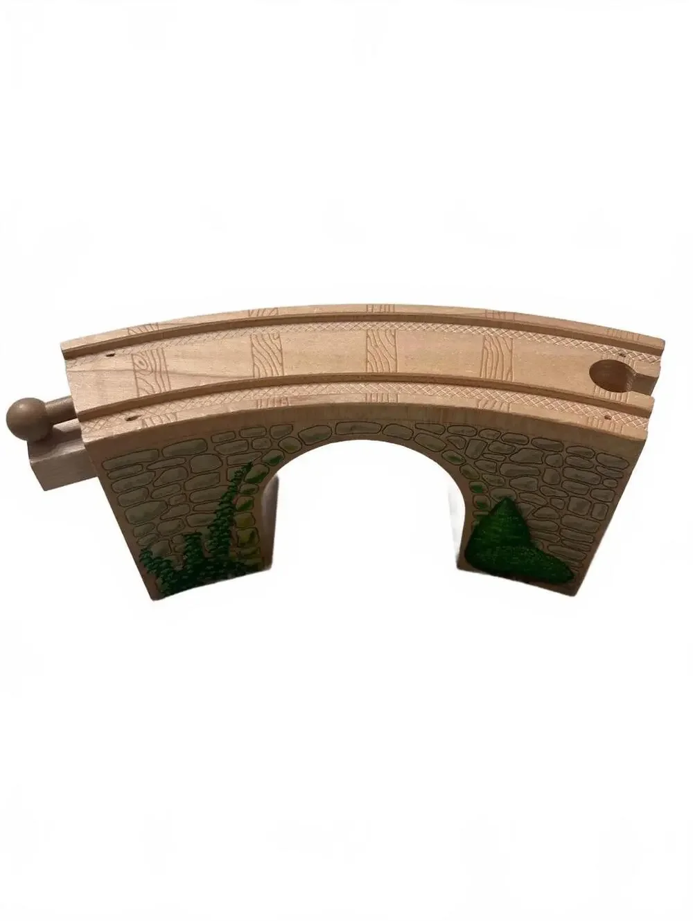 Vintage Arched Stone Bridge Thomas & Friends Wooden Railway Train Track Bridge